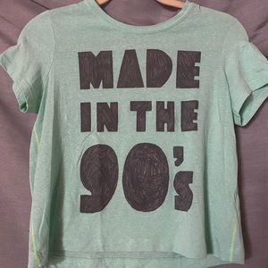made in the 90s crop top